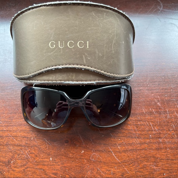 Gucci Accessories - Gucci Brown Tortoise Sunglasses 3164/S